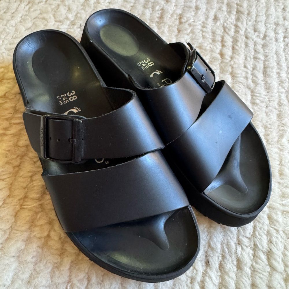 Birkenstock Papillo Amina Sandals Black - Picture 3 of 6